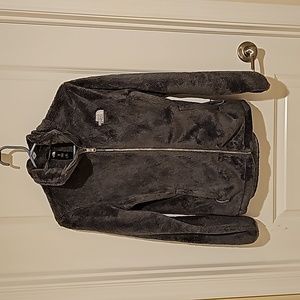 The North Face Women's Gray fleece zip up jacket, size x-small